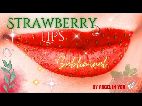 Strawberry Red Lips 🍓 Subliminal – Magnetic Beauty, Sweet Scent & Divine Feminine Confidence