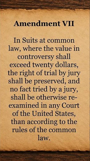 🇺🇸 The Seventh Amendment | Bill of Rights | American Visual Archive