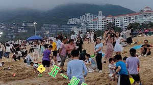 五一到大梅沙游玩