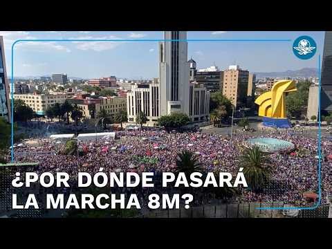 ¡Que no se te pase! Esta es la ruta que seguirá la Marcha del 8M en CDMX