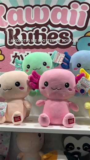 All things axolotl spotted at Toy Fair.