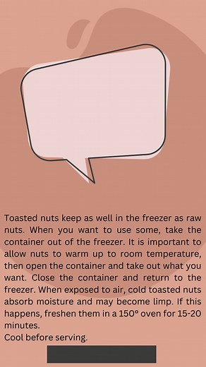 Storing toasted nuts | Sunnyland Farms