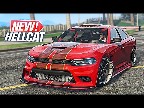 GTA 5 Online - NEW Bravado Buffalo STX CUSTOMIZATION! (Dodge Charger Hellcat)