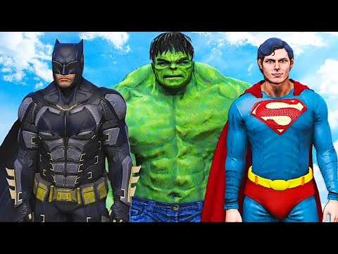 BATMAN and SUPERMAN vs THE INCREDIBLE HULK - Epic Superheroes Battle