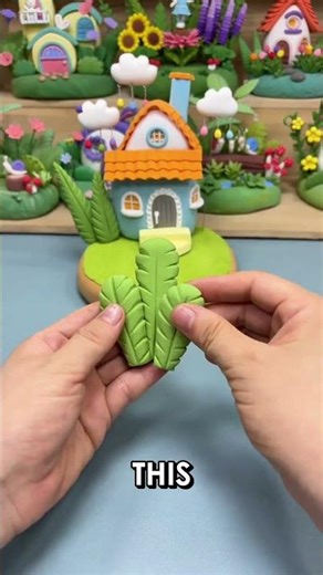Craft a Beautiful Mini Villa from Clay – Step by Step Guide #Shorts