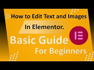 How to update Text and Image in WordPress using Elementor | beginner tutorial