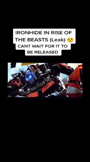 It is fan made 🥲#transformers #transformersriseofthebeasts #transformersmovie #ironhide #optimusprime #movie #movieclips