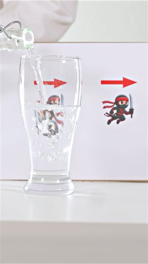 L'expérience de l'eau NINJA ! #science