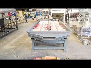 Working principle of linear vibrating screen