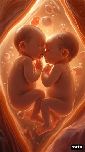 Twin Baby Movement in the Womb | Amazing 3D Animation #pregnancy #animation #shorts
