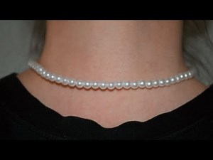 Einfache Kette aus Perlen basteln