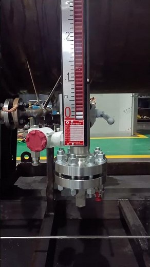Magnetic level gauge installation