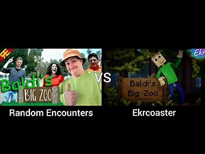 Baldi's Basics Song - Baldi's Big Zoo Part 1 (Random Encounters vs Ekrcoaster)