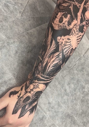 Bones bones bones #tattoo #darkart #bembentattoo