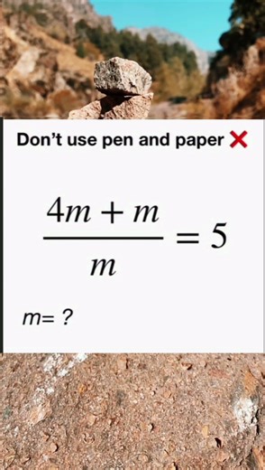DON'T USE PEN AND PAPER #maths #mathstricks #shorts