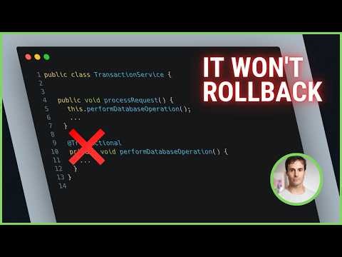 The @Transactional Proxy Trap: Reasons Your Spring Data is Corrupt