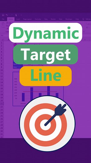 Añade una Línea de Objetivo Dinámica en Excel