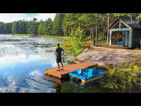 BUILDING A DOCK TO ENJOY THE SUNSET - Off-Grid Property Update