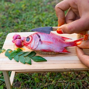 70K views · 1.2K reactions |  Miniature whole fish cooking videos  | Miniature Cooking Show | Facebook