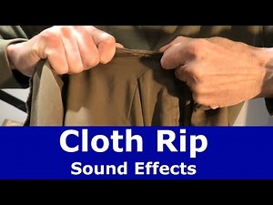 Cloth Rip Sound Effects, Paper Tear, Cloth Rip, Cardboard Rip