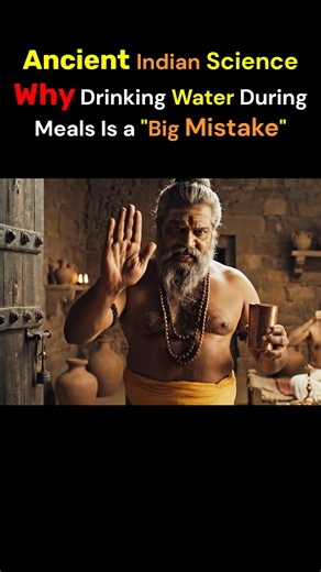 Ancient India Lab on Instagram: "Why Drinking Water During Meals Slows Digestion #drinkingwater #ayurveda #ancientindianscience Why Drinking Water During Meals Slows Digestion #drinkingwater #ayurveda #ancientindianscience Most people think drinking water with food is healthy. But ancient Ayurveda and modern science say otherwise. When you drink water during meals, it dilutes stomach acid and digestive enzymes, slows down digestion, and weakens your digestive fire — known as Agni in Ayurveda. An