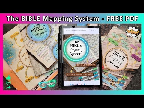 The Bible Mapping System - 2026 Updated - FREE PDF | How to Study the Bible