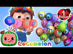 CoComelon ABC Song With Balloons +MORE CoComelon Nursery Rhymes Mix | Learning ABCs 123s