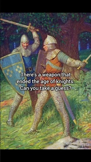 "Why do we stop having knights?" here's why #history #medieval #medievalhistory