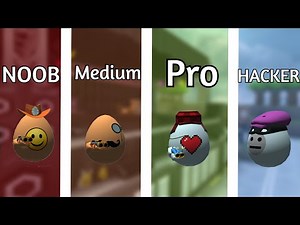 NOOB VS MEDIUM VS PRO VS HACKER... WHO IS THE BEST???