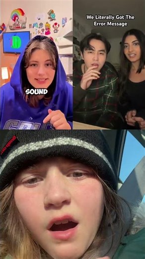 I got the error message