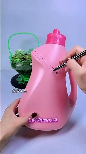 How to make flower pots with containers you have at home #diy #tutorial