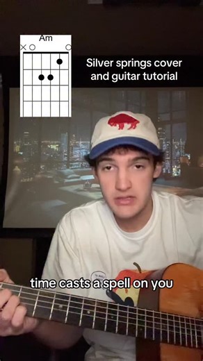 Mason Engler on Instagram: "Silver springs cover and guitar tutorial with chords #music #singing #coversong #guitarplayer #musictutorial"