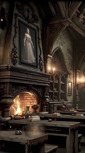 Study with Me at Hogwarts | 24/7 Live Ambience | Fireplace, Writing Sounds & Subtle Magic ✨