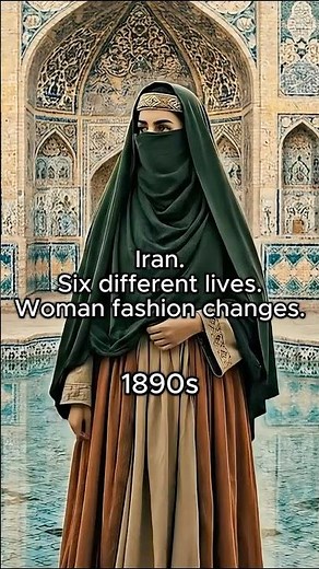How Women’s Fashion Changed in Iran (1890–2025) #hijab #fashion #style #hijabstyle