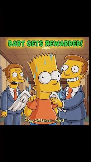 Chalmers REWARDS Bart a Day Off School for the Prank?! 🤯 | Simpsons Fan Animation Part 3
