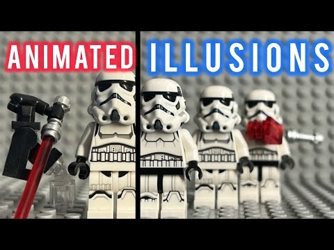 8 LEGO Lightsaber illusions