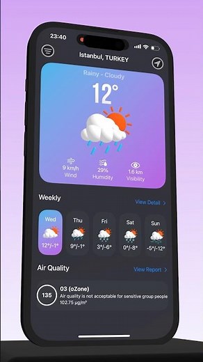 3D Weather App with SwiftUI & SceneKit! 🌦