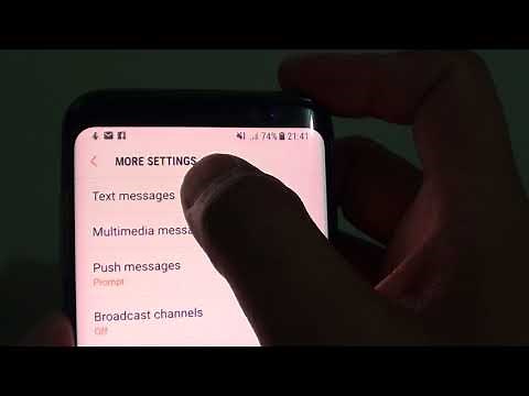 Samsung Galaxy S8: How to Enable / Disable Text Messages Delivery Reports