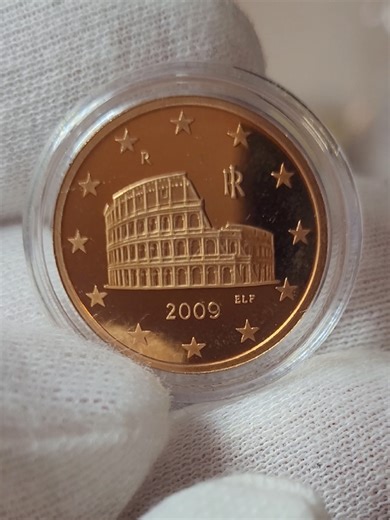 2009 Italy 5 Cents Coin Proof for Collectors