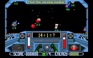 【MD游戏回顾420】数字射击 通关视频 Math Blaster - Episode 1