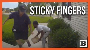 7.8K views · 178 reactions | A doorbell camera captured footage of a man following a FedEx driver attempting to deliver a package, who quickly snatches the package from the driver's hands and takes off, on August 24. | Breitbart | Facebook