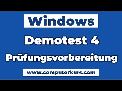 Windows Grundlagen Demotest: Übung & Lösungen erklärt