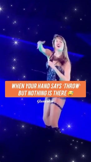 Taylor Swift Iconic Throwing Gesture at Fans Eras Tour Viral Moment #taylorswift #swifties #erastour