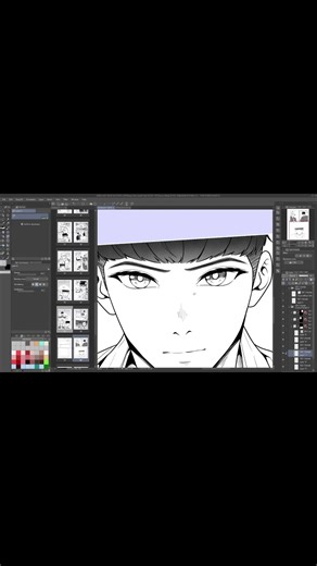 How to Make a Manga #manga #comic #digitalart #speedpaint #csp #clipstudiopaint #webtoon #tutorial