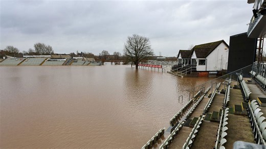 Multiple flood warnings have been issued for the River Severn