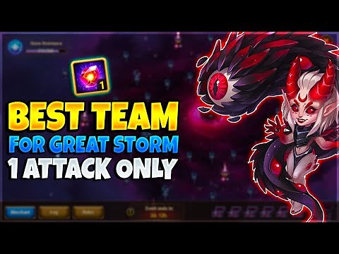 Best Team for Great Storm Boss | 1-Shot Kill Team | Hero Wars