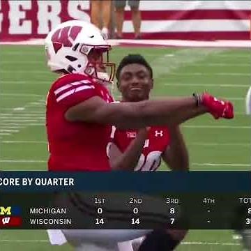 80000 WISCONSIN FANS DANCE TO JUMP AROUND IN WIN