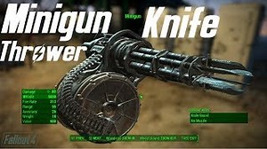 Video :: Fallout 4 Minigun Knife Thrower