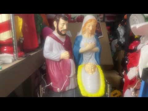 Walmart blow mold nativity 2021￼