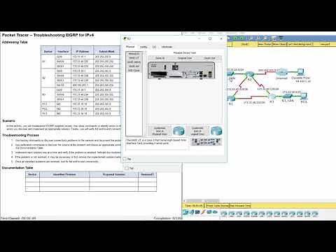 [CCNA v6] Packet Tracer 7.2.3.5 Troubleshooting EIGRP for IPv4